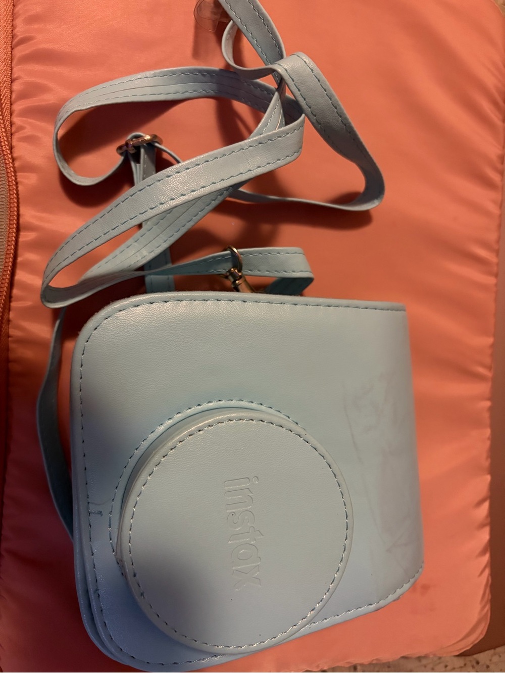 instax Light Blue Crossbody Camera Bag for Instax mini 7+